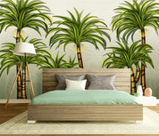 3D Green Coconut Tree Wall Mural Wallpaper 22- Jess Art Decoration