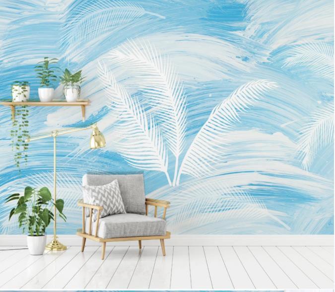 3D White Feather Wall Mural Wallpaper 102- Jess Art Decoration