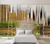 3D Abstract Urban Pattern Wall Mural Wallpaper 115- Jess Art Decoration