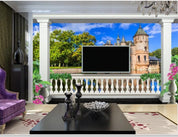 3D Roman Column Landscape Wall Mural Wallpaper 172- Jess Art Decoration
