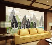 3D Hand Painted Forest Wall Mural Wallpaper 2- Jess Art Decoration