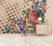 3D Watercolor Pink Rose Wall Mural Wallpaper 59- Jess Art Decoration