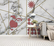 3D Marble Geometry Wall Mural Wallpaper 62- Jess Art Decoration