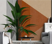 3D Leaf Geometry Pattern Wall Mural Wallpaper 90- Jess Art Decoration