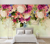 3D Hand Painted Flowers Wall Mural Wallpaper 123- Jess Art Decoration
