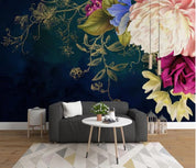 3D Hand Painted Flowers Wall Mural Wallpaper 124- Jess Art Decoration