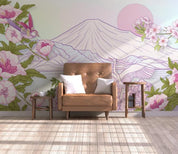 3D Pink Landscape Wall Mural Wallpaper 129- Jess Art Decoration