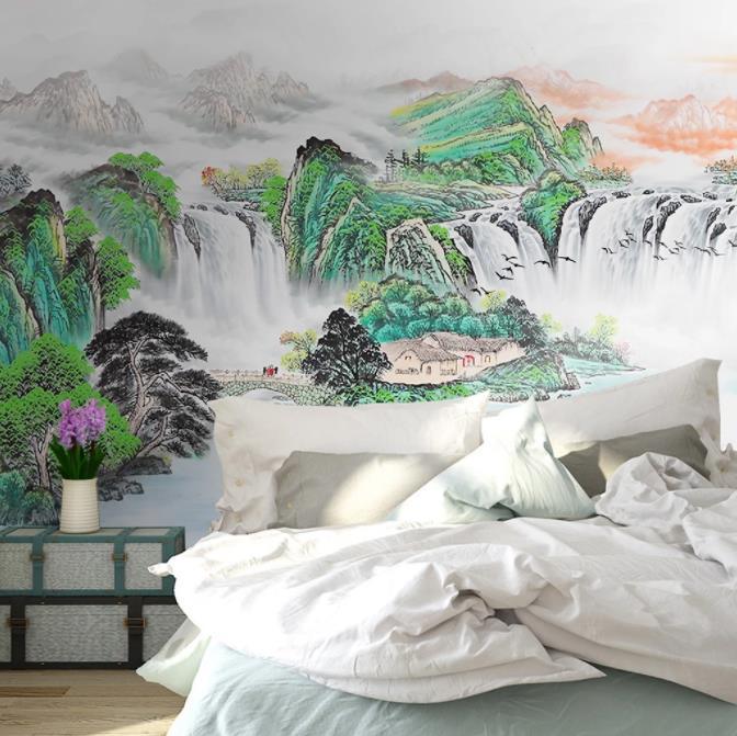 3D Landscape Painting Wall Mural Wallpaper 196- Jess Art Decoration
