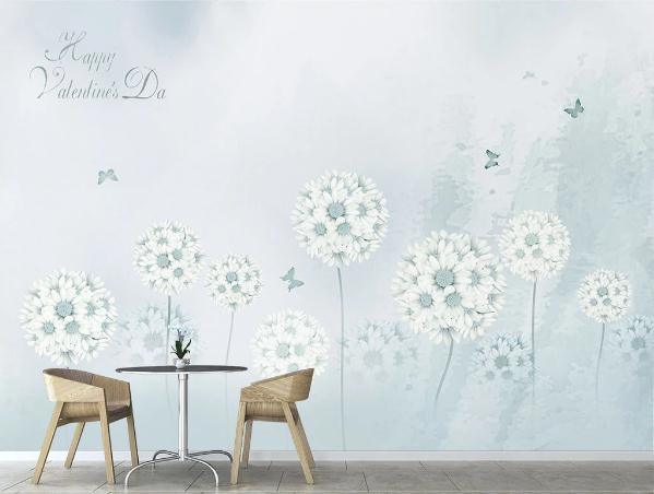 3D Hand Painted Dandelion Wall Mural Wallpaper 31- Jess Art Decoration