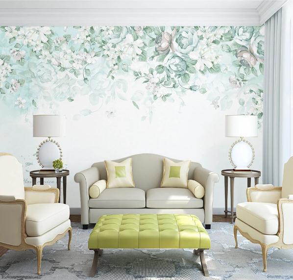 3D Hand Painted Leaves Wall Mural Wallpaper 34- Jess Art Decoration