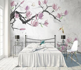 3D Hand Painted Magnolia Wall Mural Wallpaper 14- Jess Art Decoration