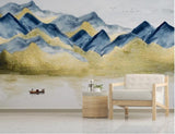 3D Blue Mountain Landscape Wall Mural Wallpaper 46- Jess Art Decoration