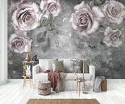 3D Vintage Rose Wall Mural Wallpaper 74- Jess Art Decoration