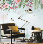3D Hand Painted Flowers Leaves Wall Mural Wallpaper 251- Jess Art Decoration