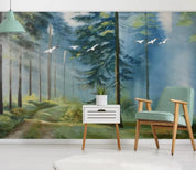 3D Ancient Forest Landscape Wall Mural Wallpaper 132- Jess Art Decoration