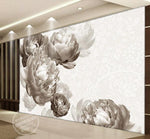 3D Hand Painted Peony Wall Mural Wallpaper 77- Jess Art Decoration