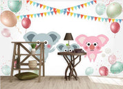3D Cartoon Koala Balloon Wall Mural Wallpaper 194- Jess Art Decoration