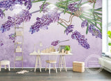 3D Hand Painted Flowers Leaves Wall Mural Wallpaper 231- Jess Art Decoration