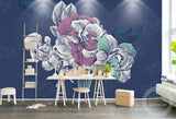 3D Hand Painted Flowers Wall Mural Wallpaper 82- Jess Art Decoration