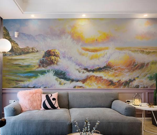 3D Sea Oil Painting Wall Mural Wallpaper 97- Jess Art Decoration