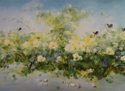 3D Hand Painted Flower Butterfly Wall Mural Wallpaper 72- Jess Art Decoration