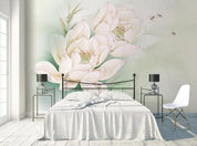 3D Hand Painted Lotus Wall Mural Wallpaper 143- Jess Art Decoration