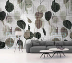 3D Modern Simplicity Retro Leaves Wall Mural Wallpaperpe 315- Jess Art Decoration