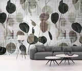 3D Modern Simplicity Retro Leaves Wall Mural Wallpaperpe 315- Jess Art Decoration
