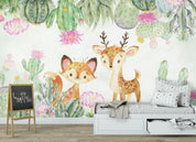 3D Nordic Fresh Multicapacity Process Animals Wall Mural Wallpaperpe 336- Jess Art Decoration