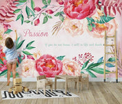 3D Nordic Fresh Flowers Wall Mural Wallpaperpe 456- Jess Art Decoration