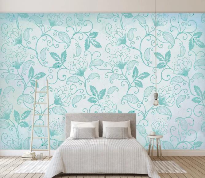 3D Nordic Simplicity Plates Pattern Wall Mural Wallpaperpe 402- Jess Art Decoration