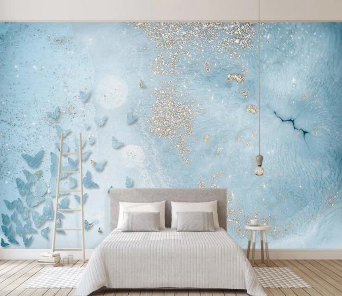 3D Nordic Abstract Butterfly Wall Mural Wallpaperpe 467- Jess Art Decoration