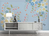 3D Modern Simplicity Retro Flowers Wall Mural Wallpaperpe 309- Jess Art Decoration