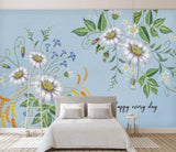 3D Modern Simplicity Retro Flowers Wall Mural Wallpaperpe 310- Jess Art Decoration