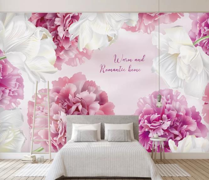 3D Modern Simplicity Flowers Wall Mural Wallpaperpe  76- Jess Art Decoration