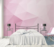 3D Nordic Simplicity Pink Solid Geometry Wall Mural Wallpaperpe  54- Jess Art Decoration