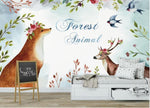 3D Nordic Fresh Reindeer Wall Mural Wallpaperpe 389- Jess Art Decoration