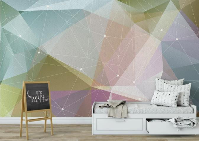 3D Nordic Simplicity Solid Geometry Wall Mural Wallpaperpe  57- Jess Art Decoration