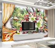 3D Oil Painting BackgroundWall Mural Wallpaperpe 493- Jess Art Decoration