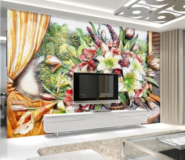 3D Oil Painting BackgroundWall Mural Wallpaperpe 493- Jess Art Decoration