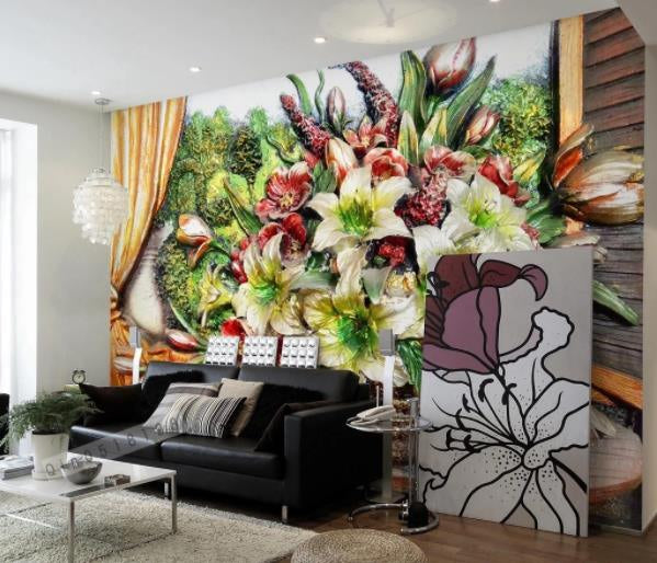 3D Oil Painting BackgroundWall Mural Wallpaperpe 493- Jess Art Decoration