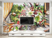 3D Oil Painting BackgroundWall Mural Wallpaperpe 493- Jess Art Decoration