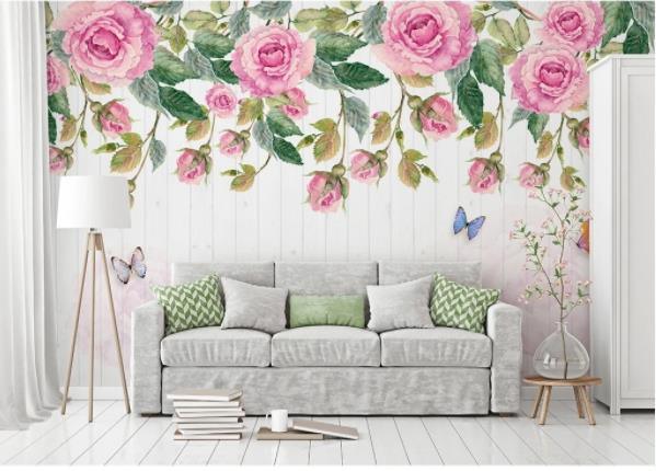 3D Nordic Fresh Flowers Wall Mural Wallpaperpe  96- Jess Art Decoration