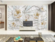 3D Modern Simplicity Geometry Flowers Wall Mural Wallpaperpe  65- Jess Art Decoration