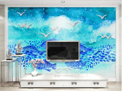 3D Nordic Simplicity Cartoon Fish Wall Mural Wallpaperpe 414- Jess Art Decoration