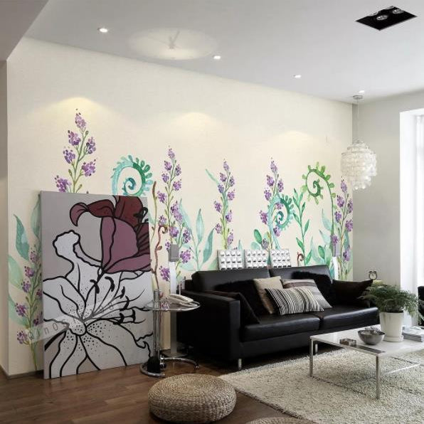 3D Nordic Fresh Flowers Wall Mural Wallpaperpe  98- Jess Art Decoration