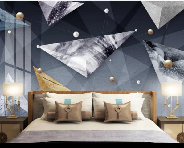 3D Nordic Simplicity Solid Geometry Wall Mural Wallpaperpe  62- Jess Art Decoration