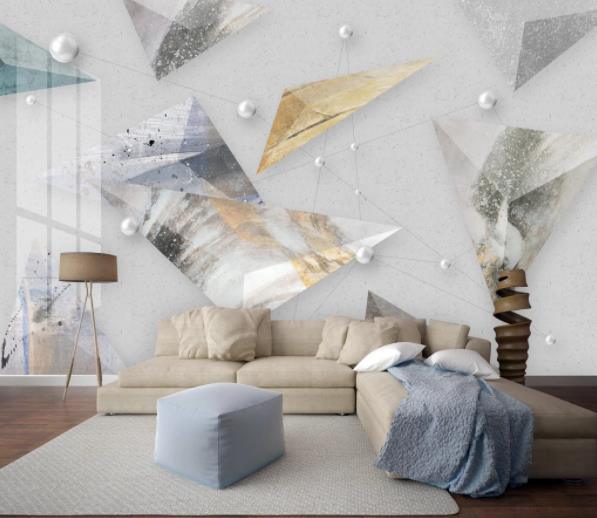 3D Modern Simplicity Solid Geometry Wall Mural Wallpaperpe  66- Jess Art Decoration