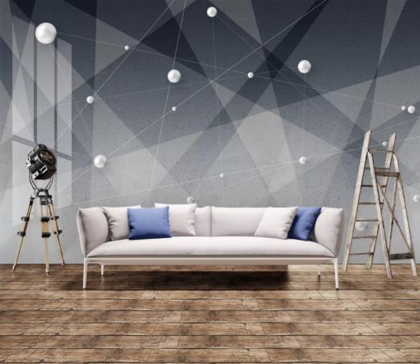 3D Modern Simplicity Solid Geometry Wall Mural Wallpaperpe  67- Jess Art Decoration