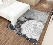 3D Retro Floral Pattern Non-Slip Rug Mat 109- Jess Art Decoration